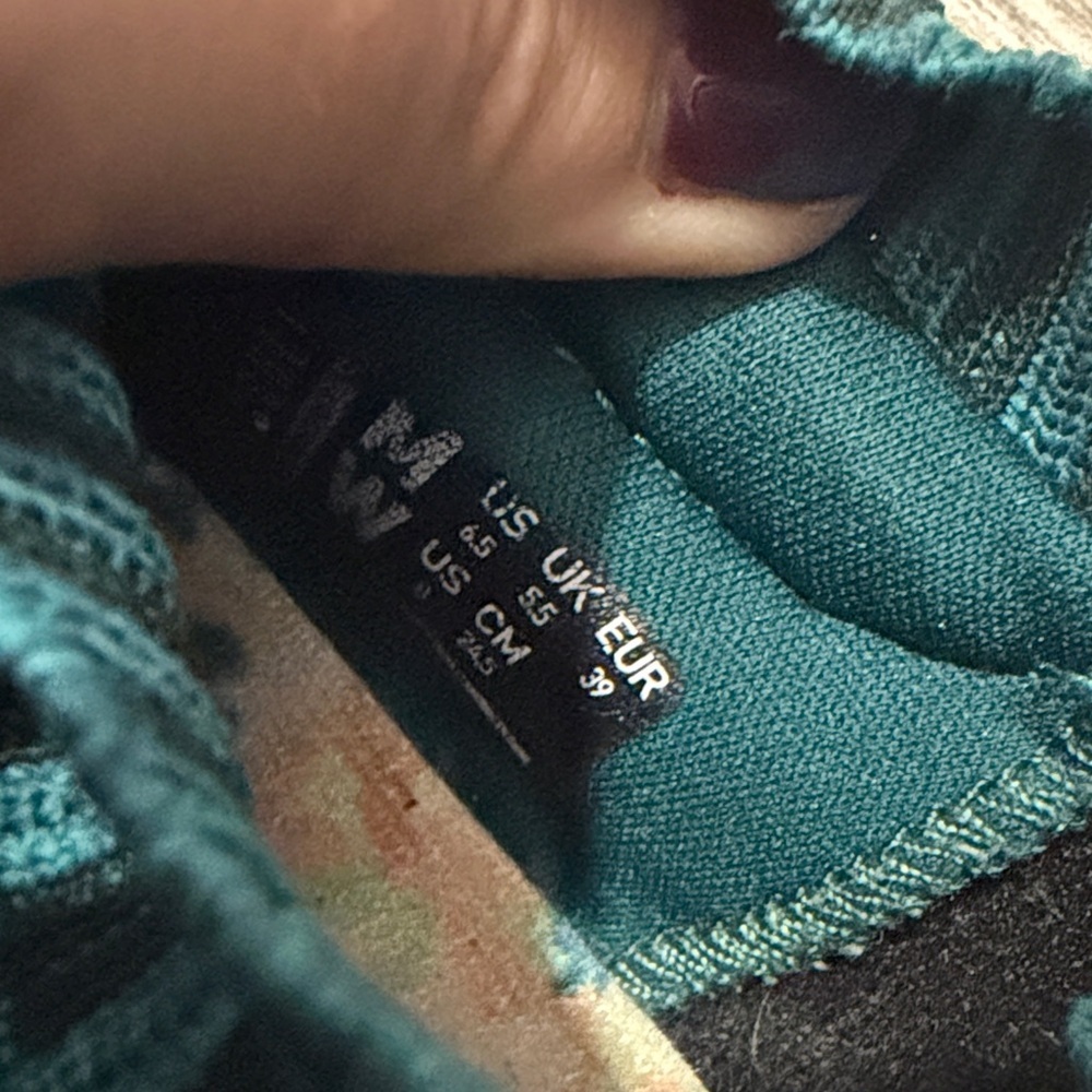 NOBULL Teal Wild Knit Runner Women's Sneakers Size 6.5 - Picture 11 of 11